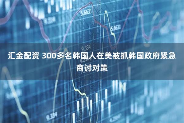汇金配资 300多名韩国人在美被抓　韩国政府紧急商讨对策
