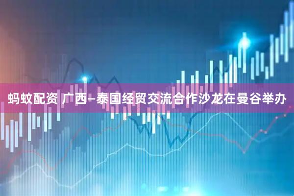 蚂蚊配资 广西—泰国经贸交流合作沙龙在曼谷举办